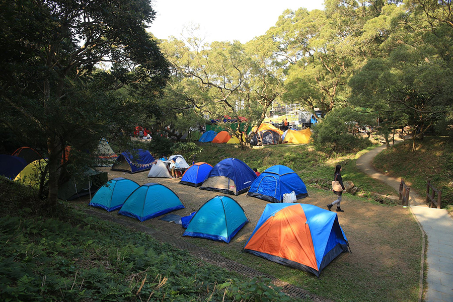 camping area.